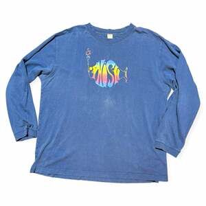 Vintage 90s Phish Rainbow Graphic Hemp Blend Long Sleeve Tee – Men’s XL